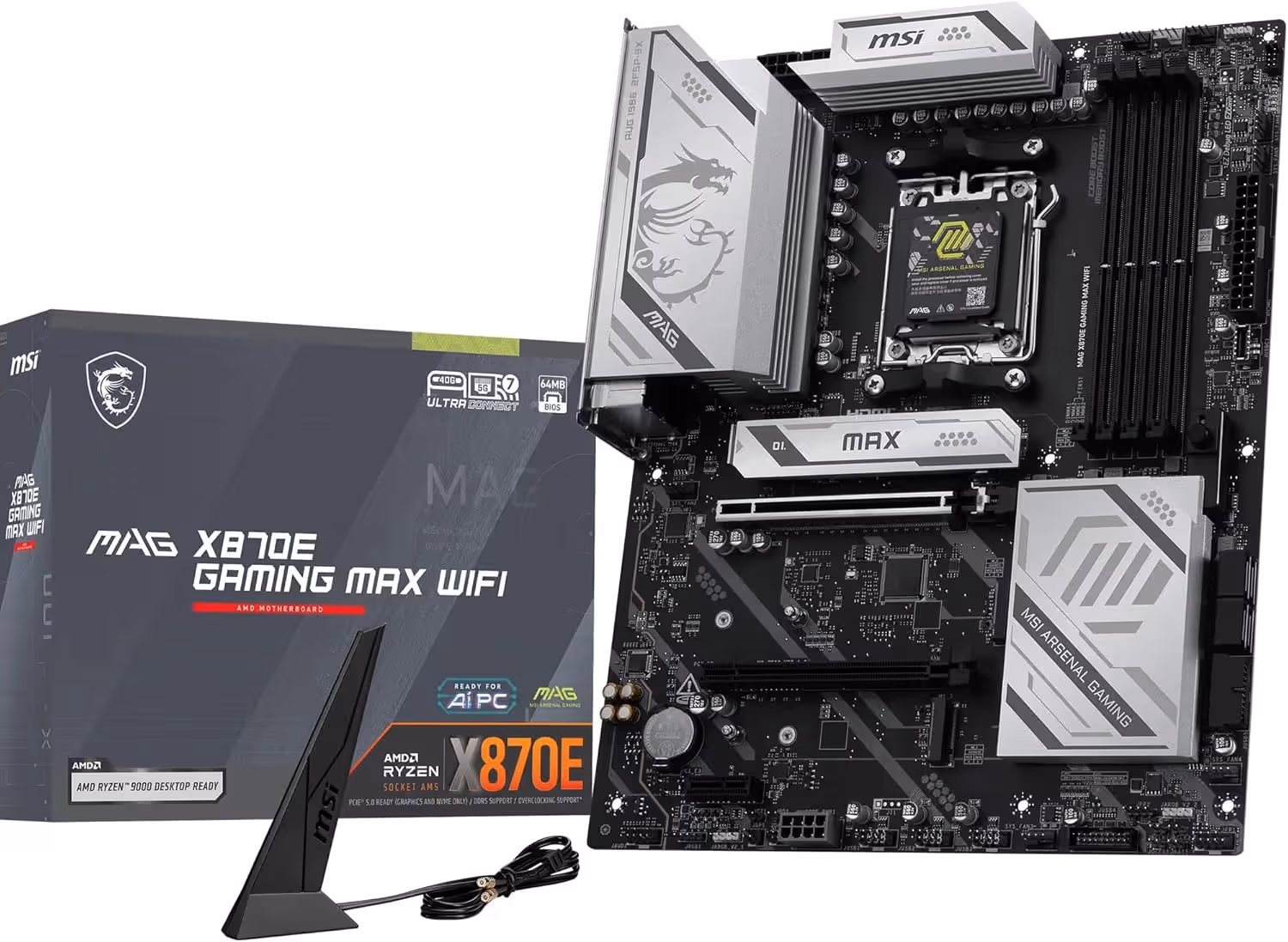MSI MAG X870E GAMING MAX WIFI image