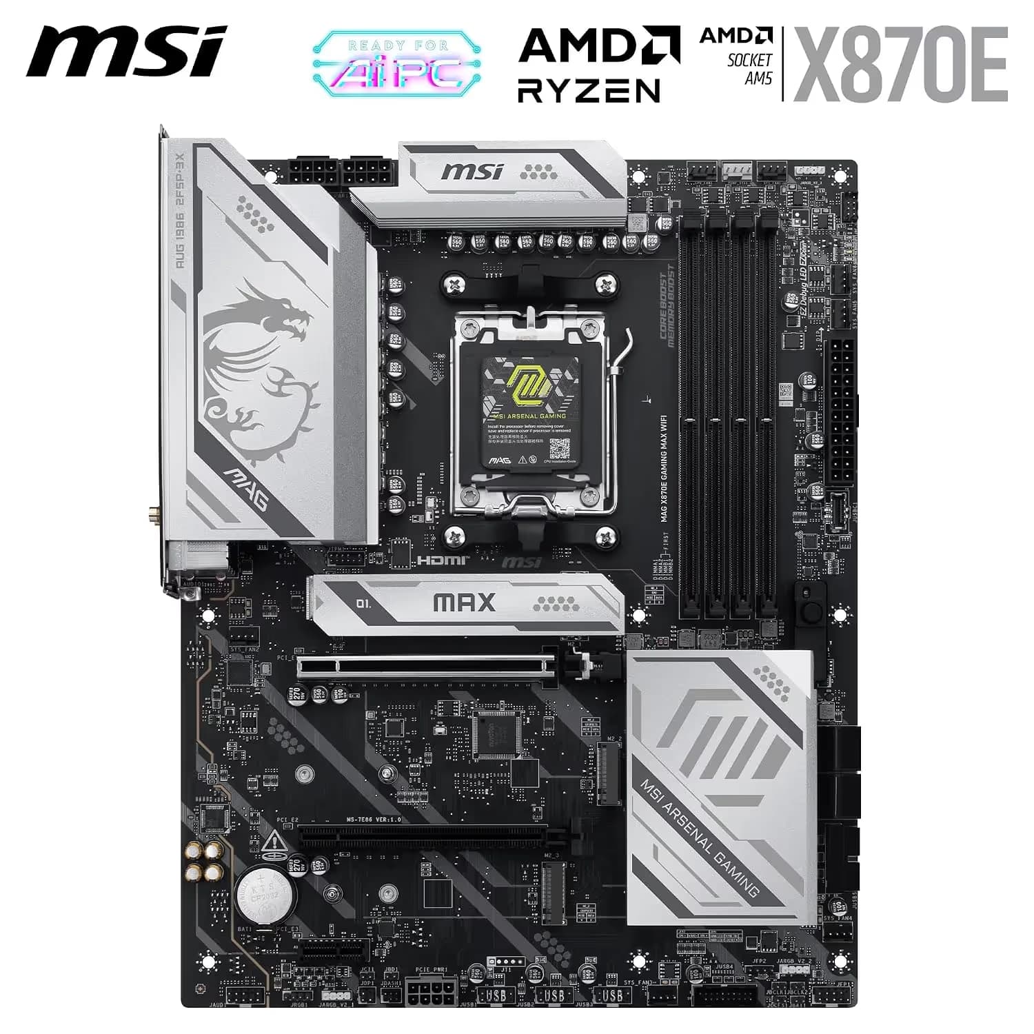 MSI MAG X870E GAMING MAX WIFI image