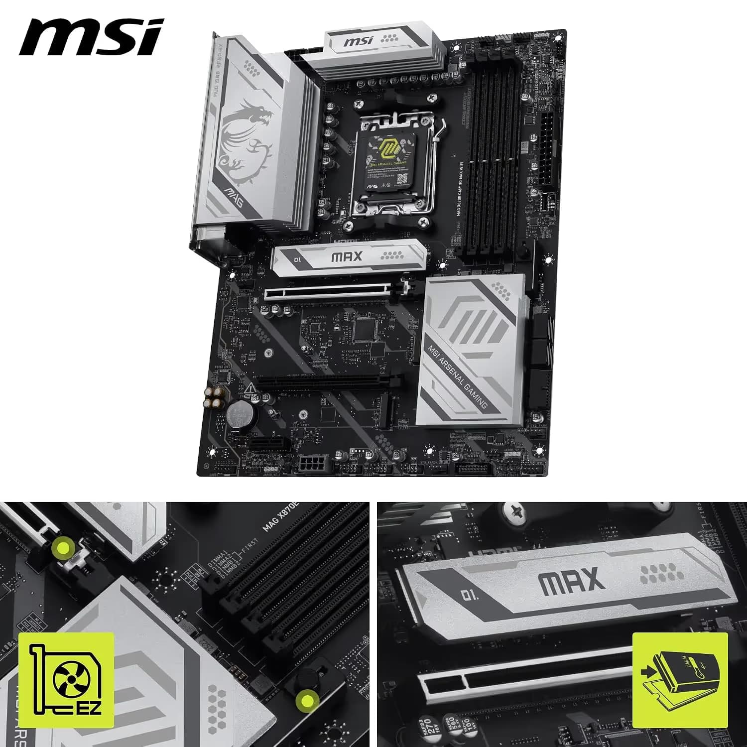 MSI MAG X870E GAMING MAX WIFI image