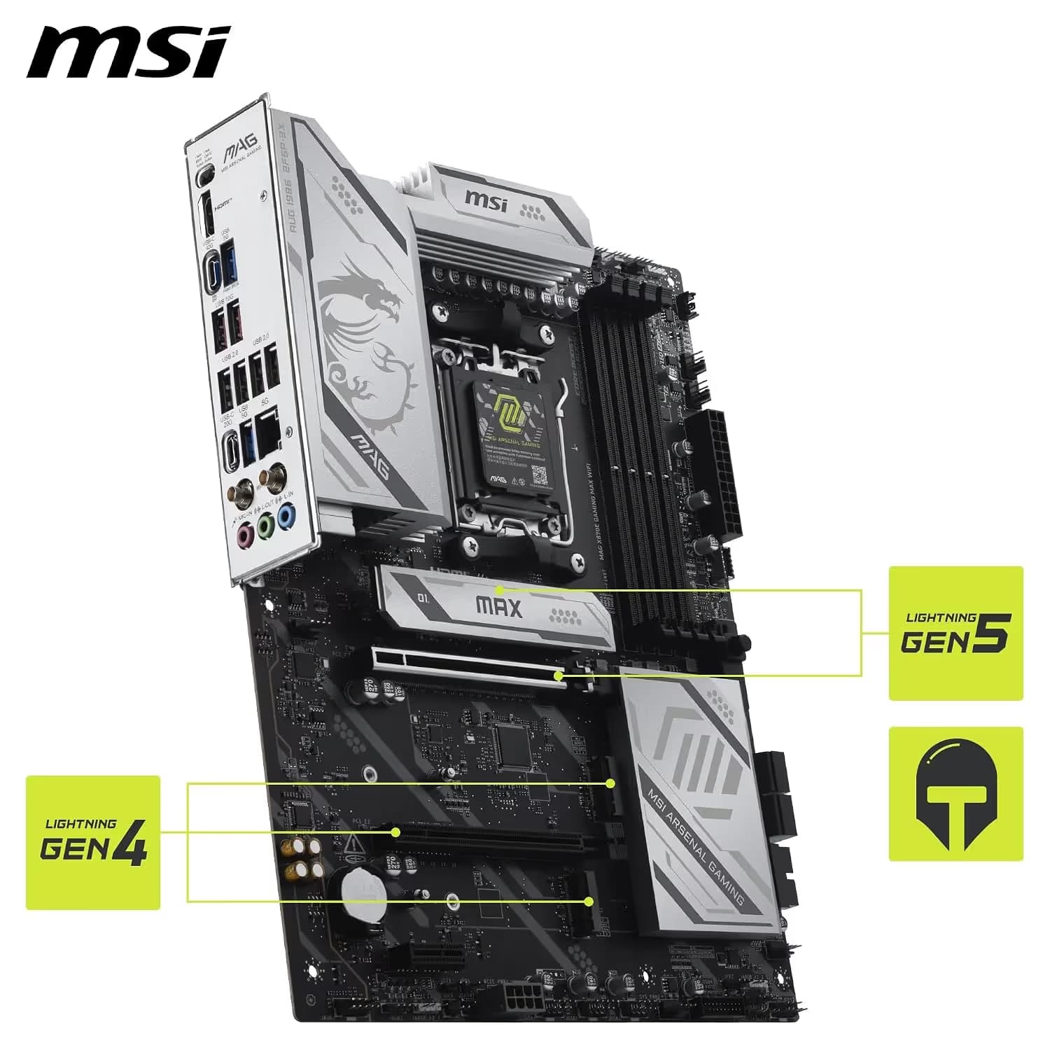 MSI MAG X870E GAMING MAX WIFI image