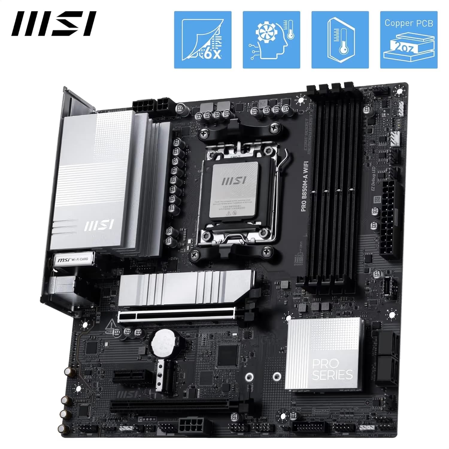 MSI PRO B850M-A WIFI image