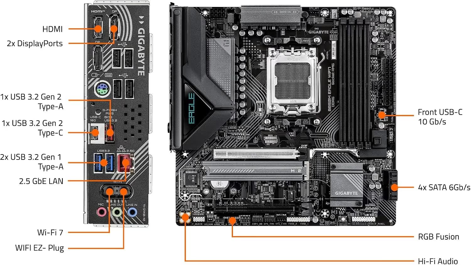 GIGABYTE B850M EAGLE WIFI7 image