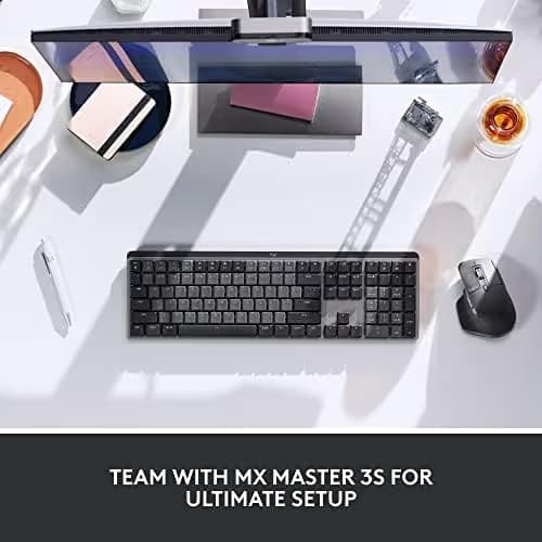 Logitech MX Mechanical Mini Wireless Illuminated Keyboard Linear - Clicky image
