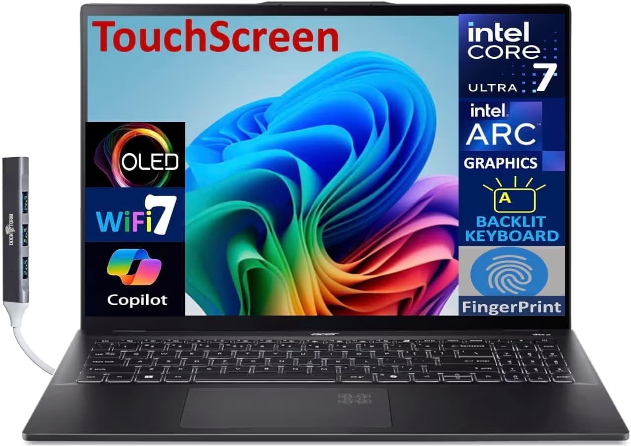 Acer Swift 16 AI SF16-51T-76TG 16-inch 3K OLED Touch Laptop main image