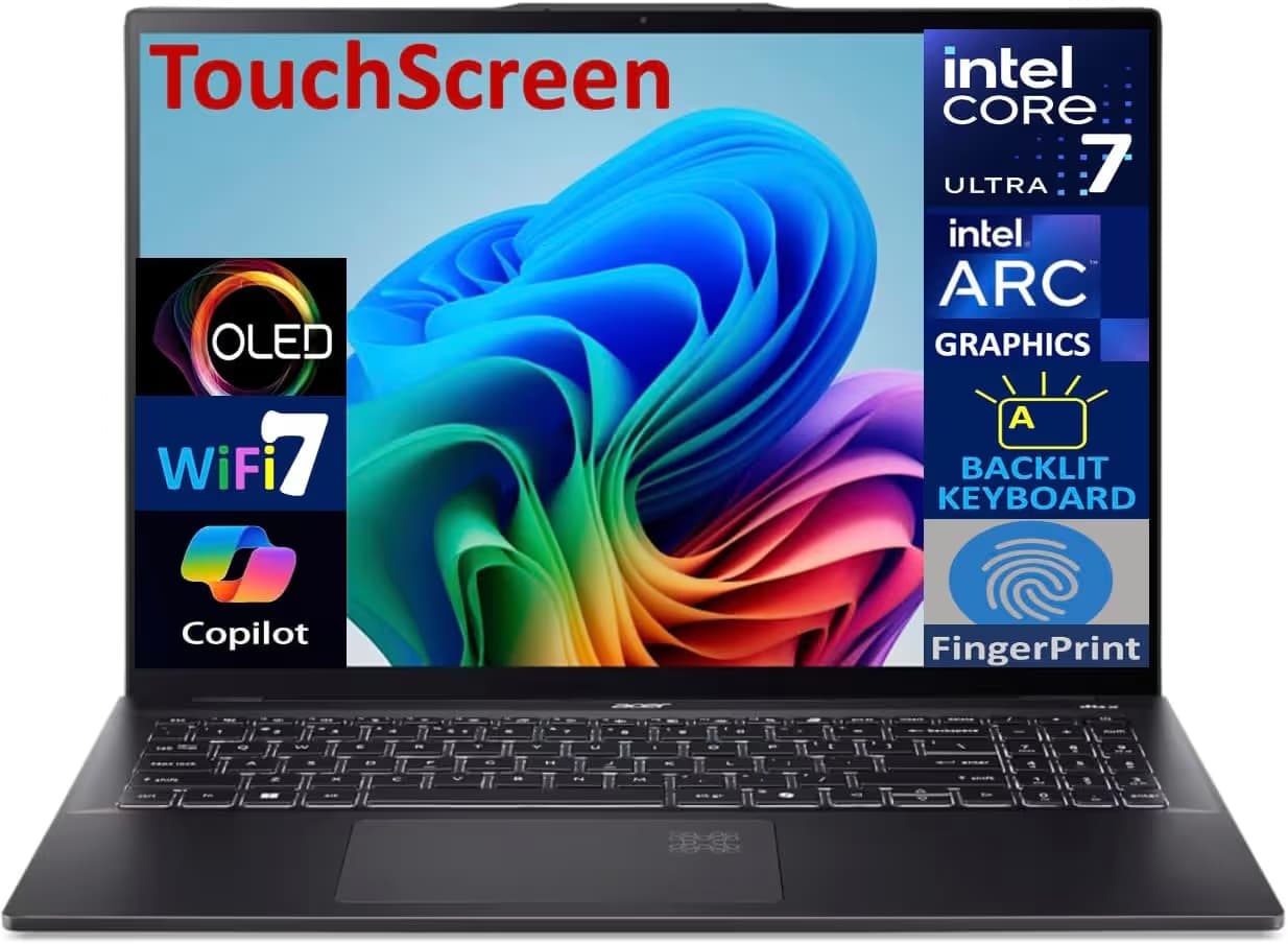 Acer Swift 16 AI SF16-51T-76TG 16-inch 3K OLED Touch Laptop image