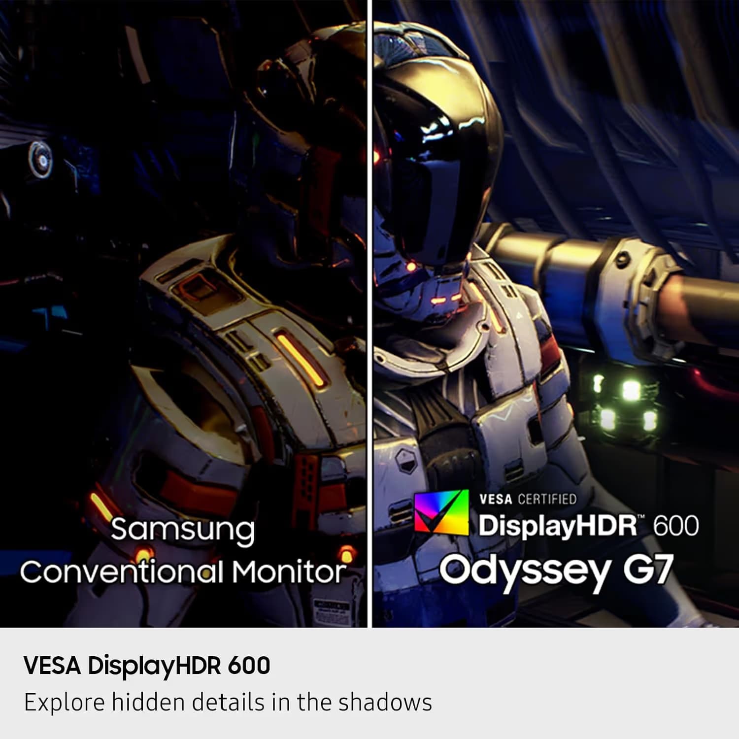 Samsung 40-inch Odyssey G7 G75F WUHD 180Hz Curved Gaming Monitor image