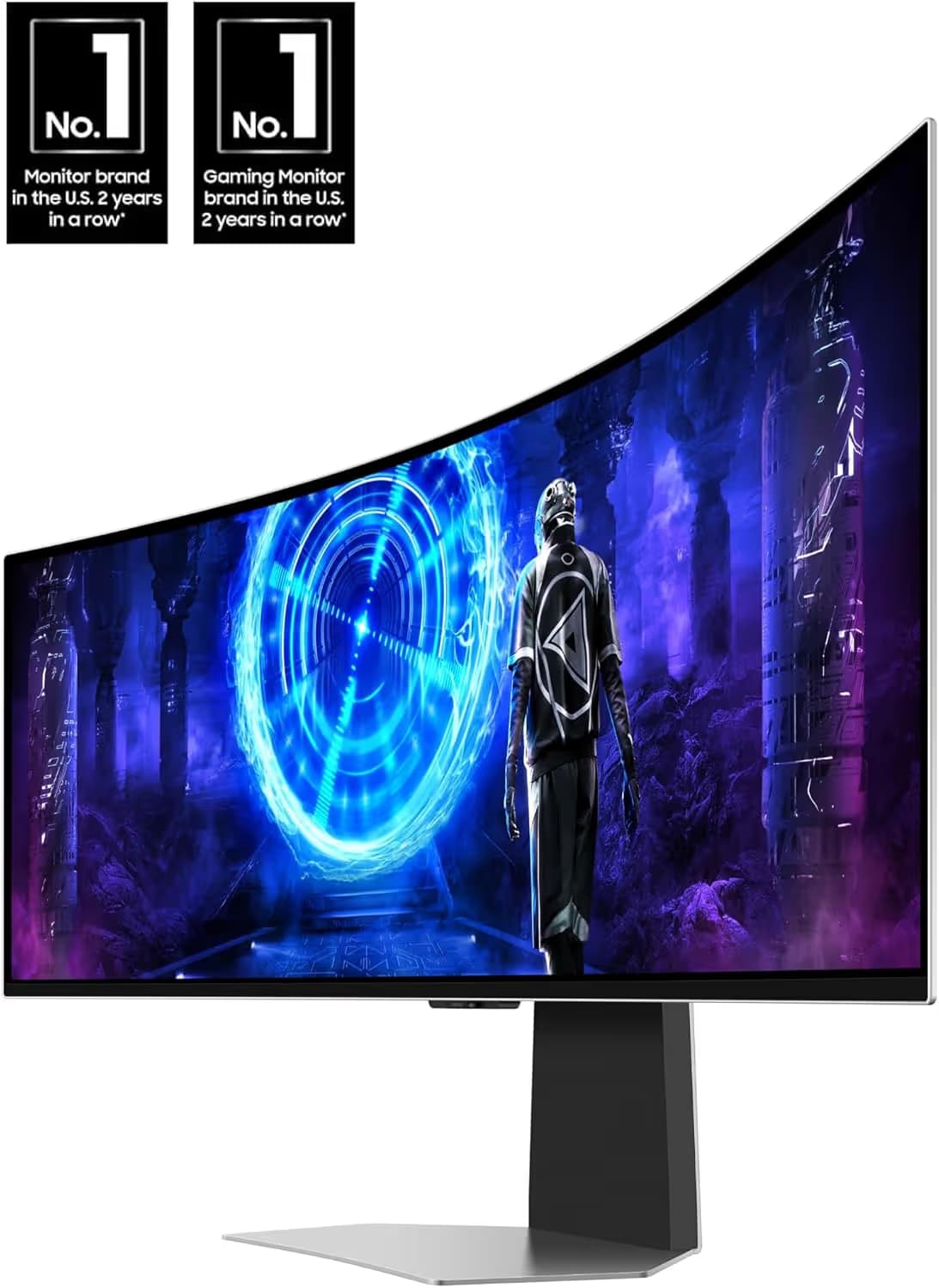 Samsung 49-inch Odyssey OLED G9 G95SD Dual QHD Curved Gaming Monitor (LS49DG956SNXGO) image