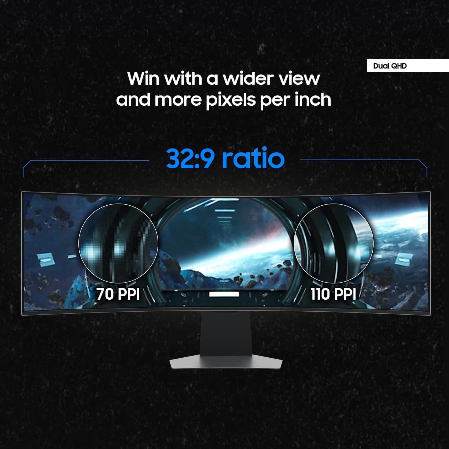 Samsung 49-inch Odyssey OLED G9 G95SD Dual QHD Curved Gaming Monitor (LS49DG956SNXGO) image