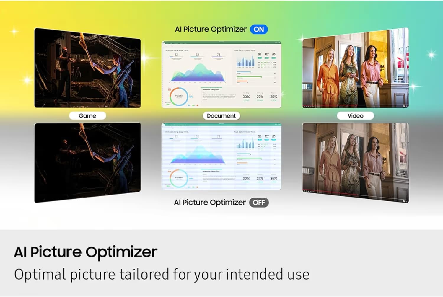 Samsung M7 M70F 43-inch 4K UHD Smart AI Monitor - Black image