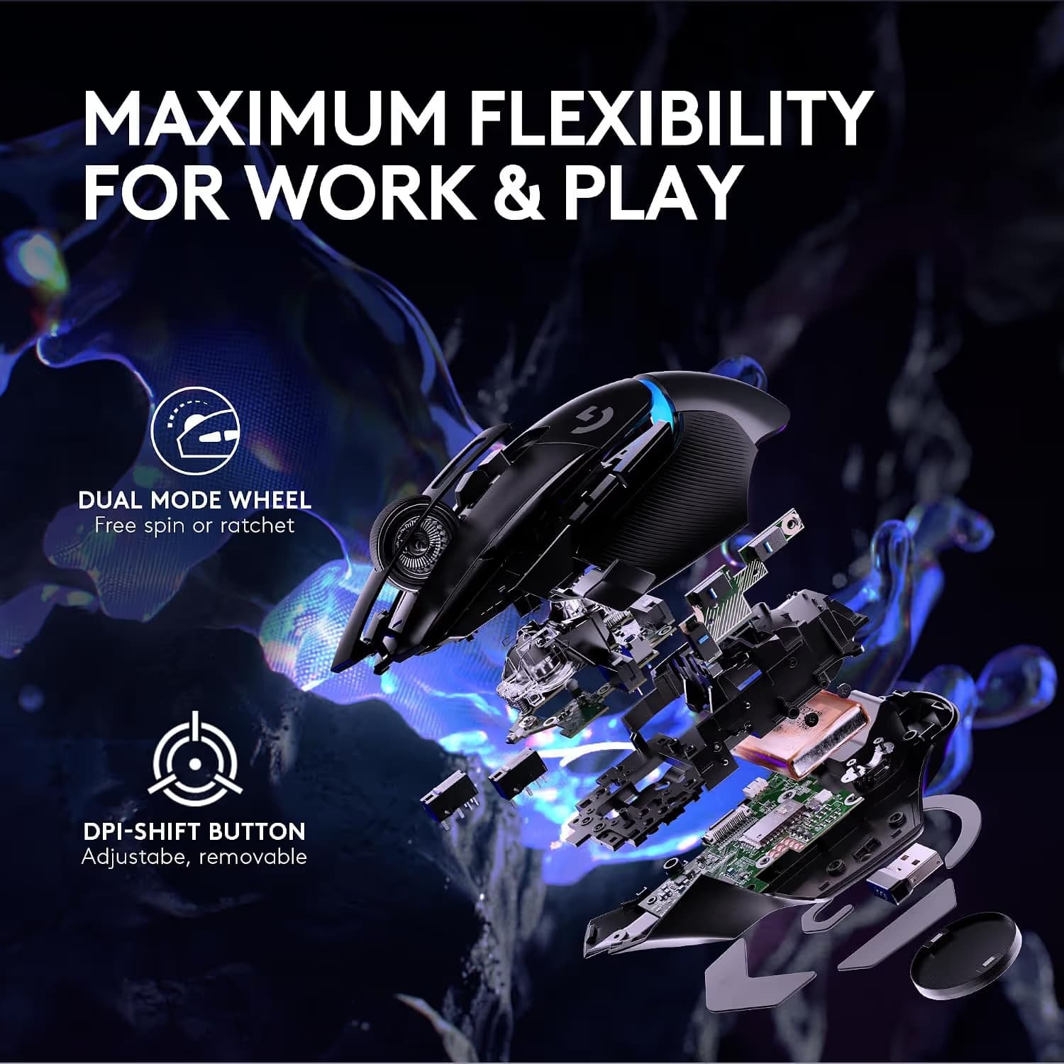 Logitech G502 X Plus Wireless RGB Gaming Mouse image