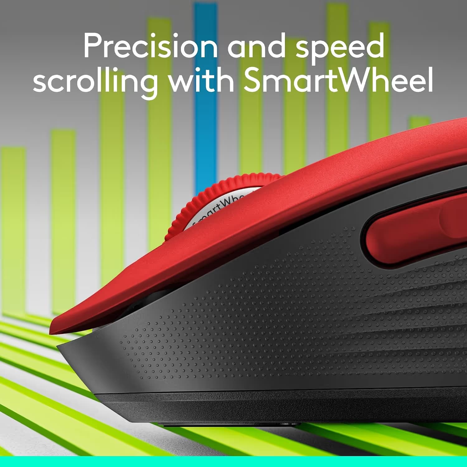 Logitech Signature M650 L Wireless Mouse - Red image