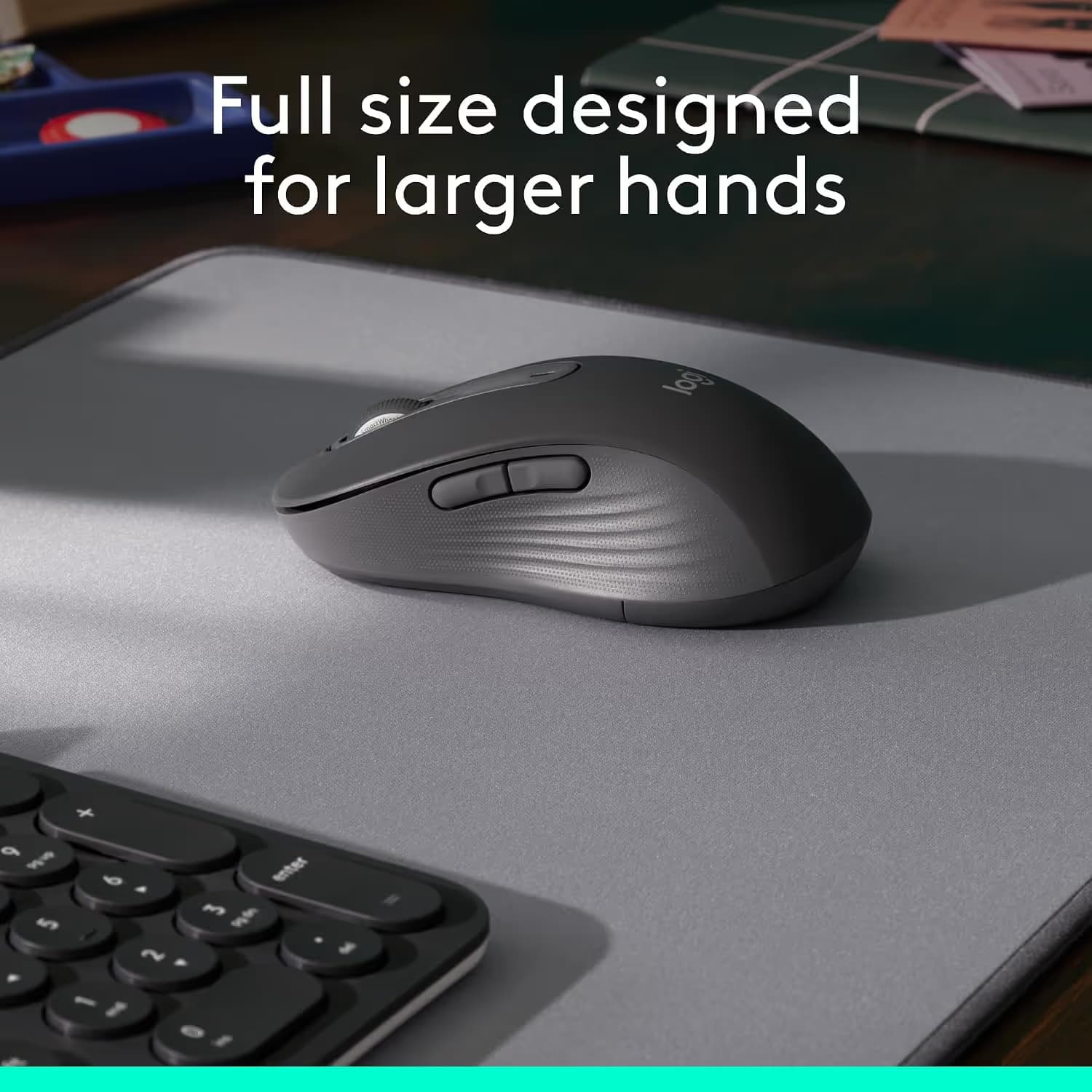 Logitech Signature M650 L Wireless Mouse - Red image