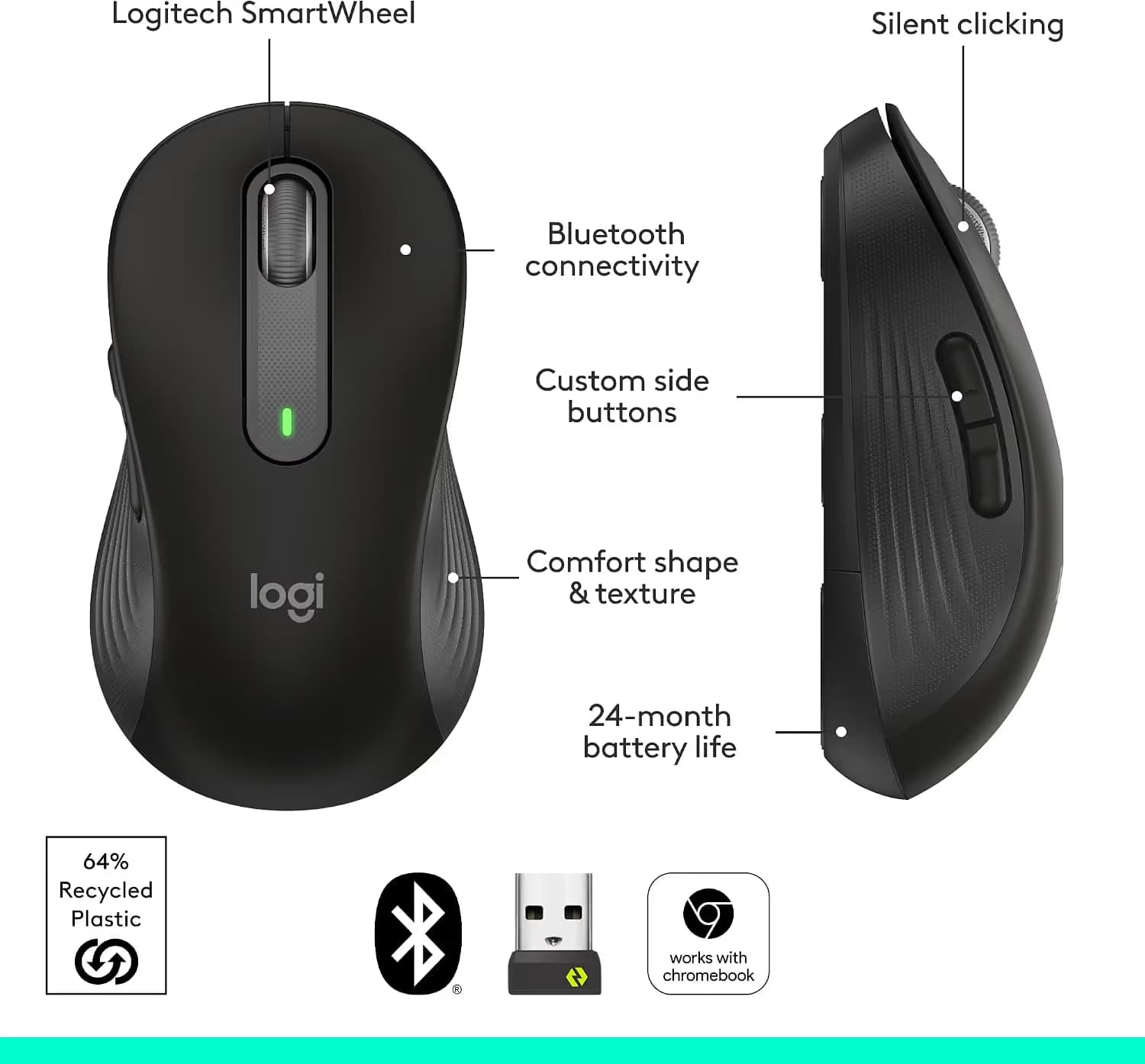 Logitech Signature M650 Wireless Mouse image