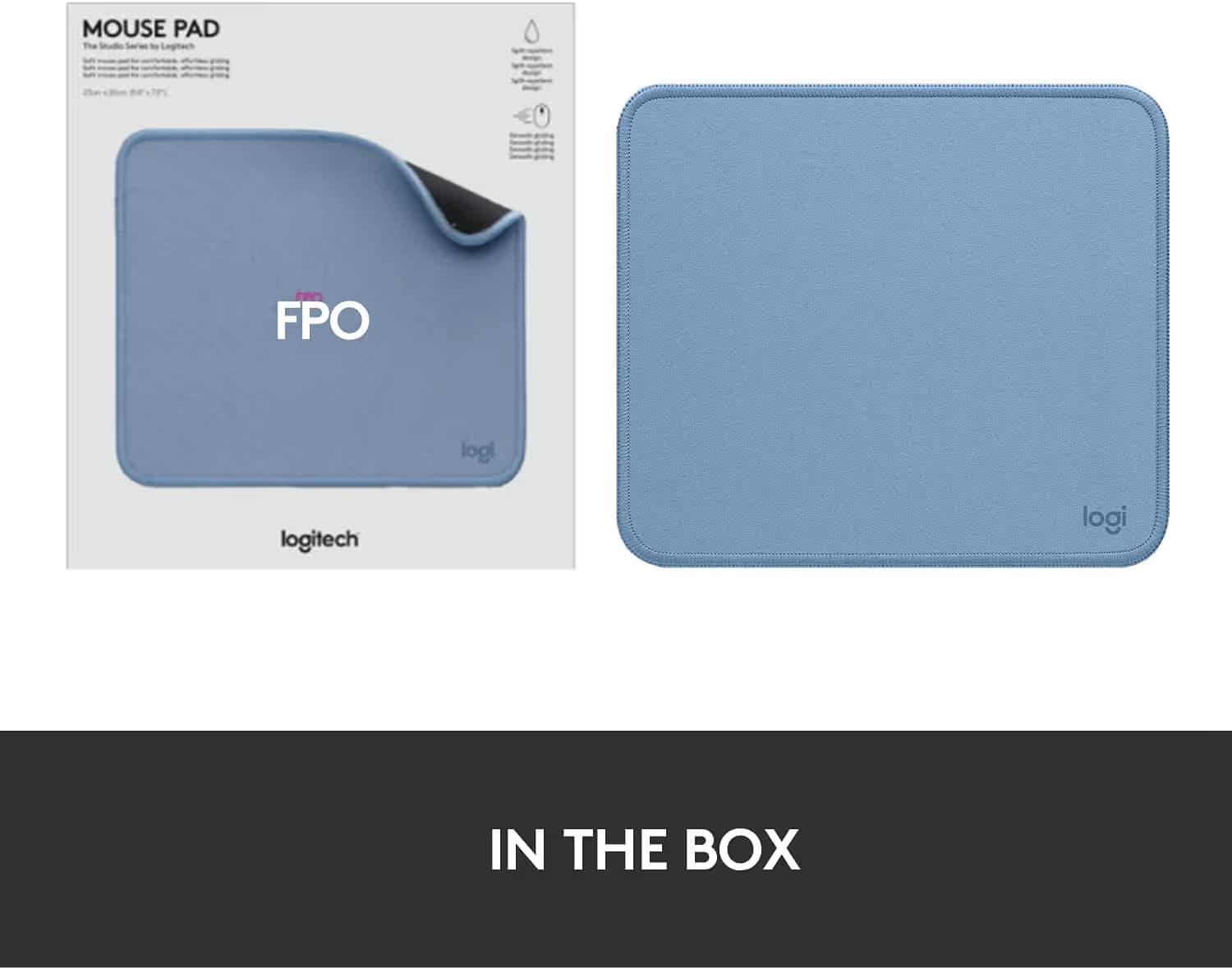 Logitech Mouse Pad - Studio Series - Blue image