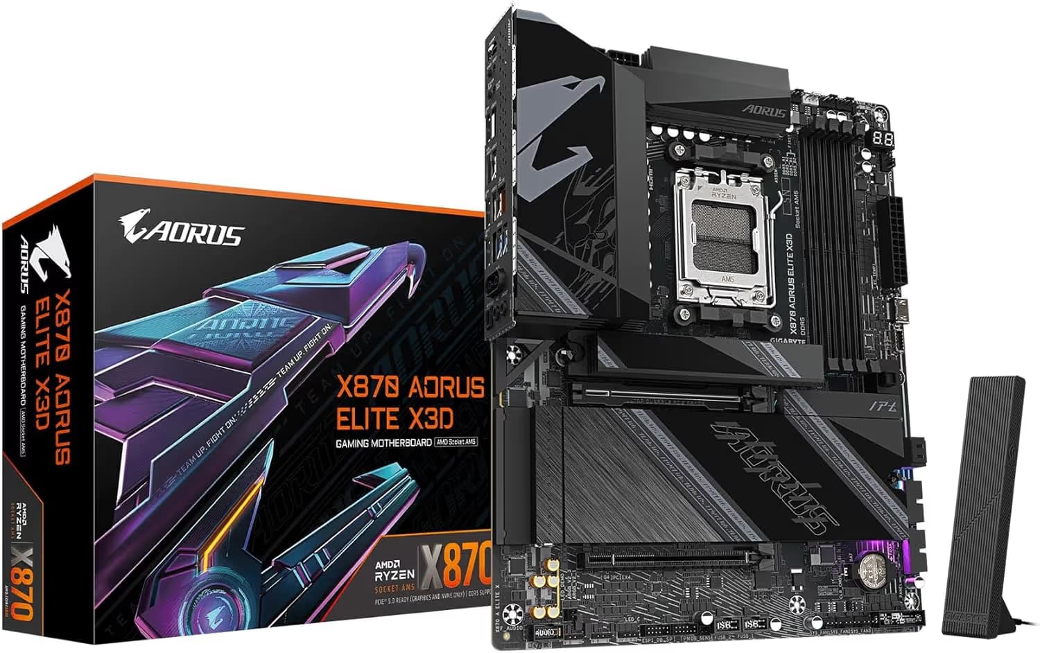 GIGABYTE X870 AORUS ELITE X3D main image