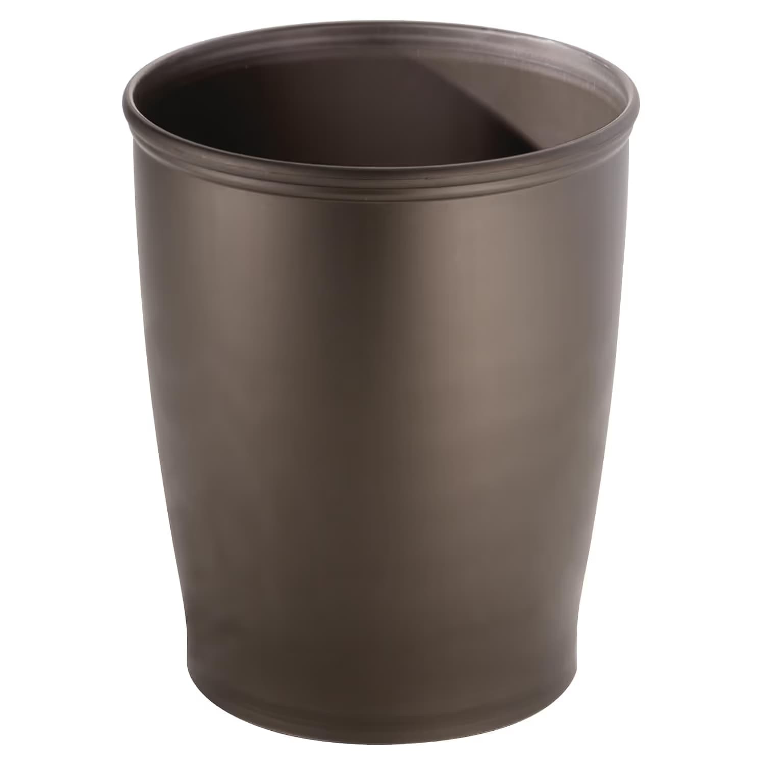 iDesign Kent Plastic Garbage Can - Bronze image