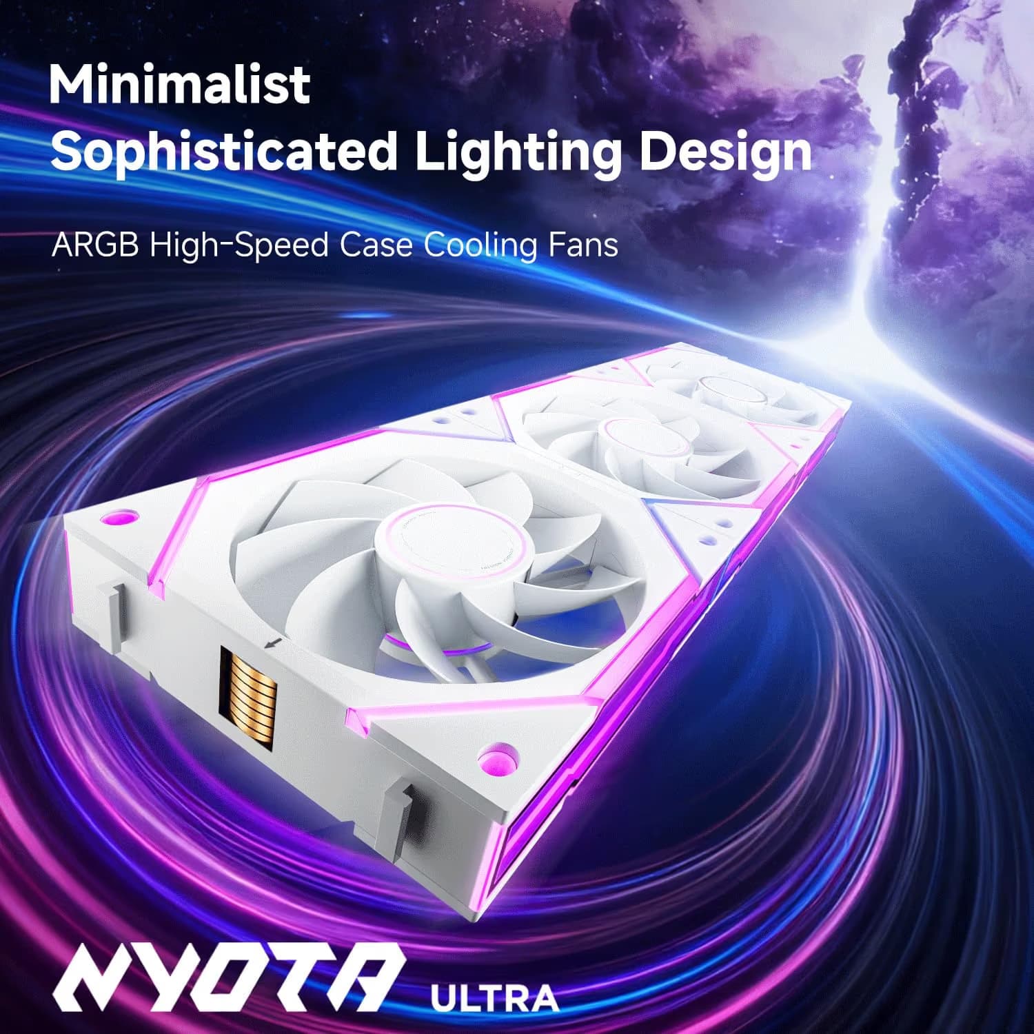 AsiaHorse Nyota Ultra 120mm White Reverse 3-pack image