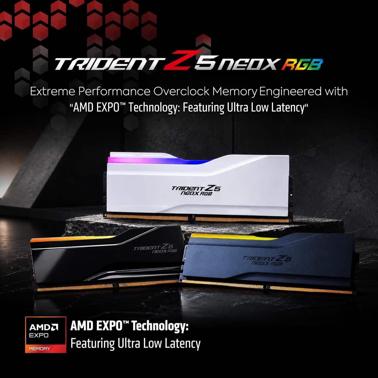 G.SKILL Trident Z5 NeoX RGB DDR5-6000 32GB (2x16GB) CL26 Black image