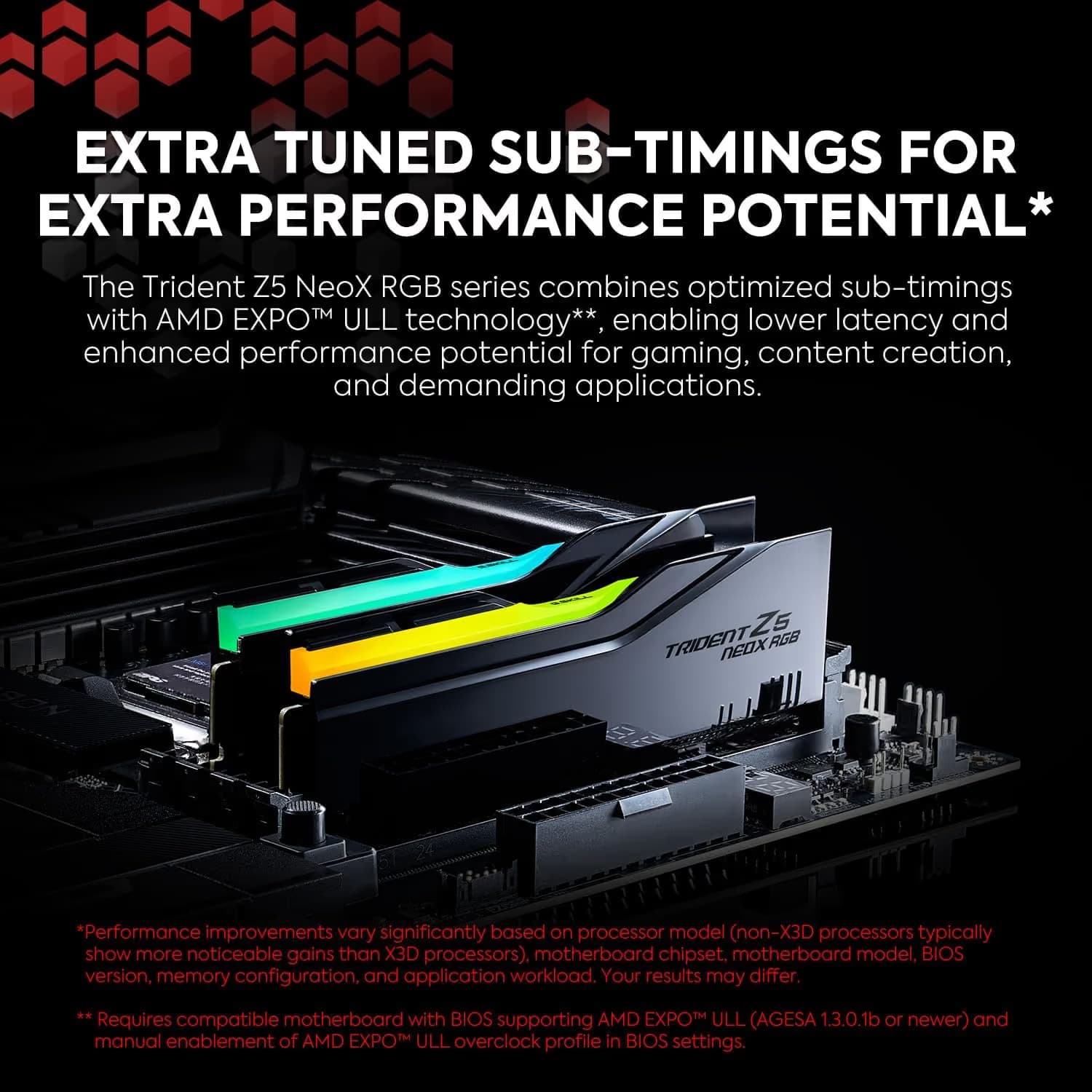 G.SKILL Trident Z5 NeoX RGB DDR5-6000 32GB (2x16GB) CL26 Black image