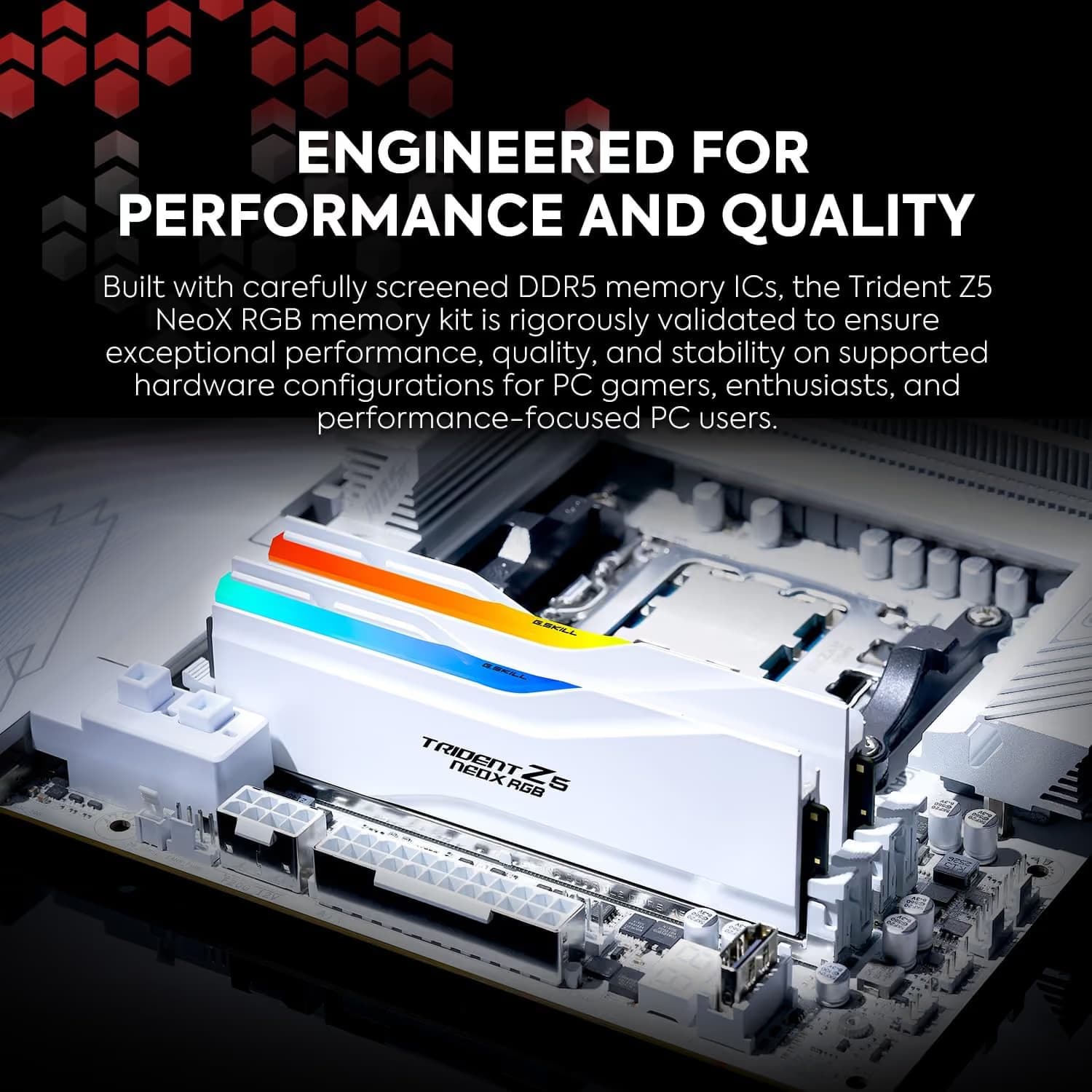 G.SKILL Trident Z5 NeoX RGB DDR5-6000 32GB (2x16GB) CL26 Black image