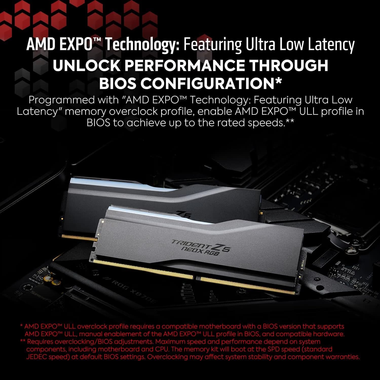 G.SKILL Trident Z5 NeoX RGB DDR5-6000 32GB (2x16GB) CL26 Black image
