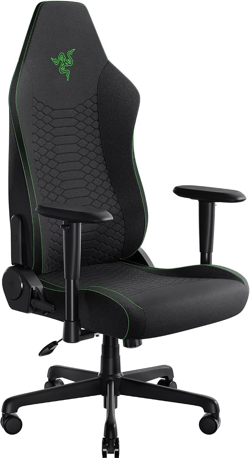 Razer Iskur V2 X - Black / Green - Fabric main image