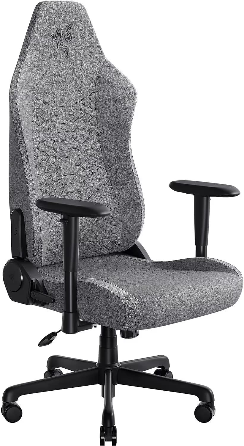 Razer Iskur V2 X - Light Gray - Fabric image