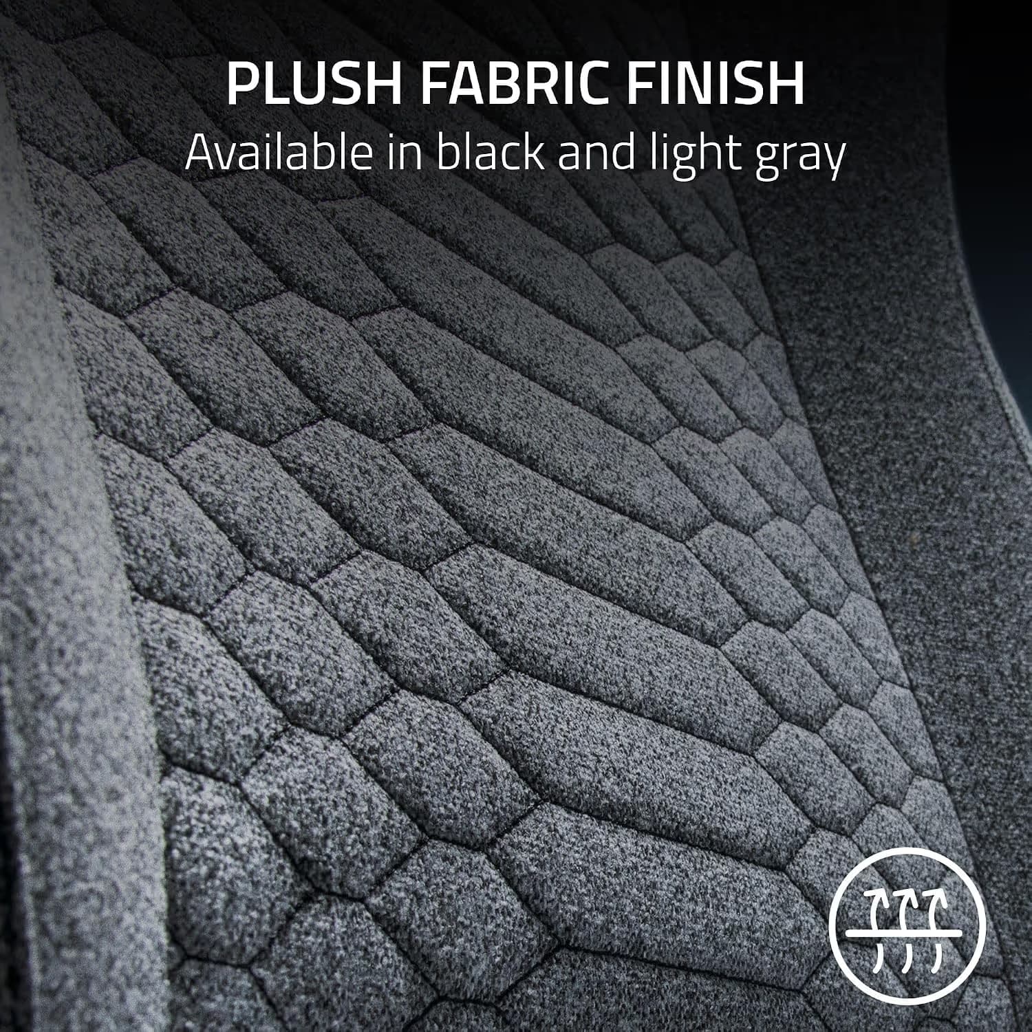Razer Iskur V2 X - Light Gray - Fabric image
