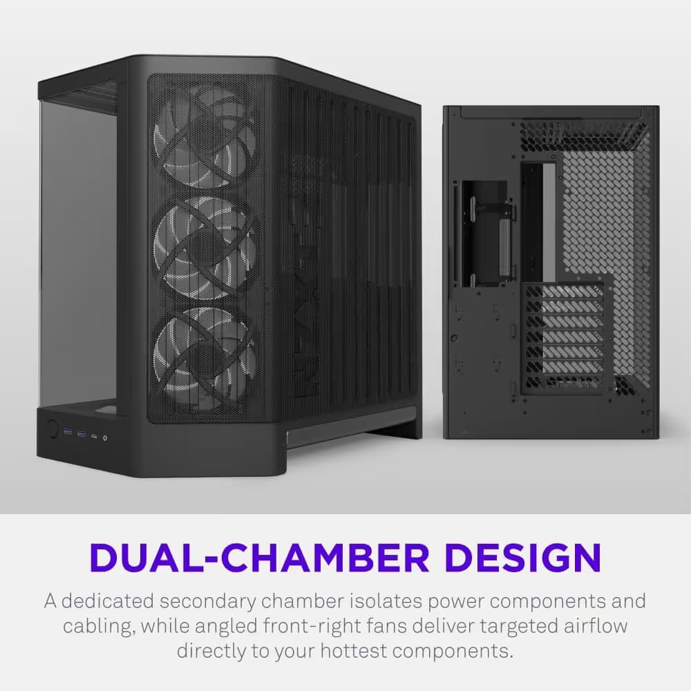 NZXT H6 RGB+ (2026) ATX Mid Tower Black Tempered Glass image