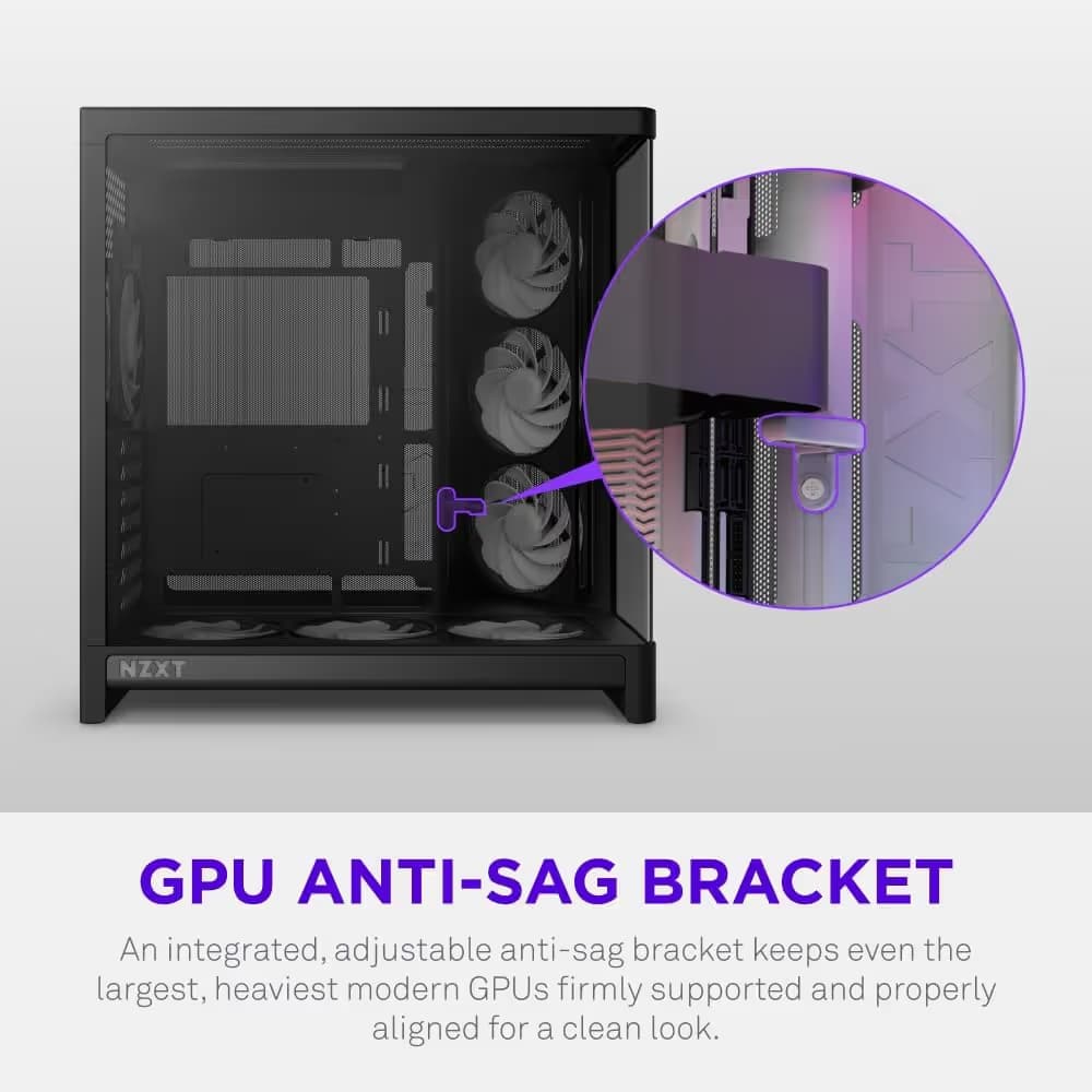 NZXT H6 RGB+ (2026) ATX Mid Tower Black Tempered Glass image