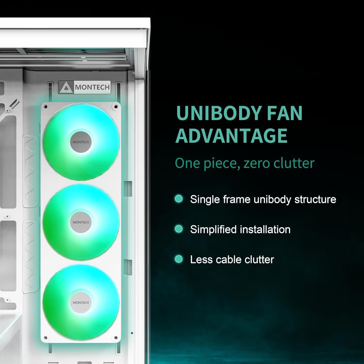 Montech TG3 ATX Mid Tower White image