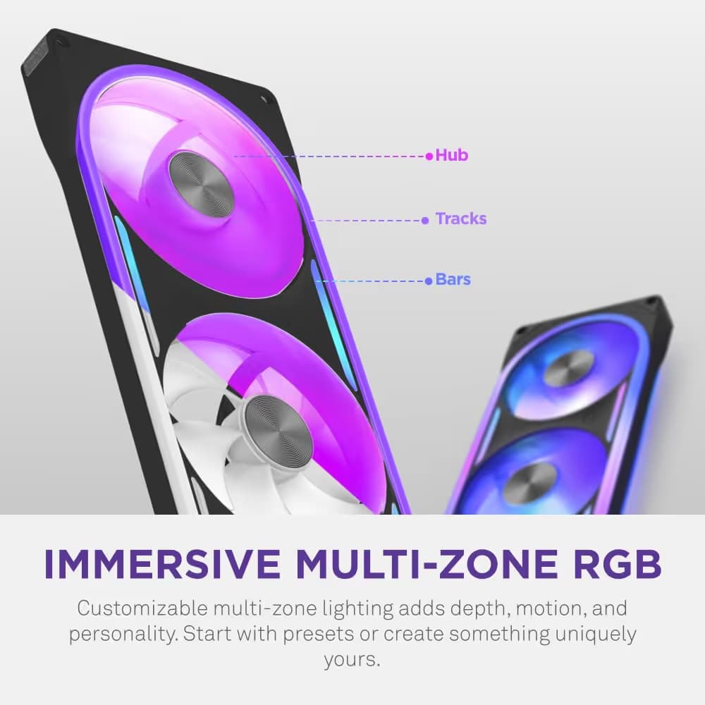 NZXT F360U 360mm Ultra RGB Fan Black image
