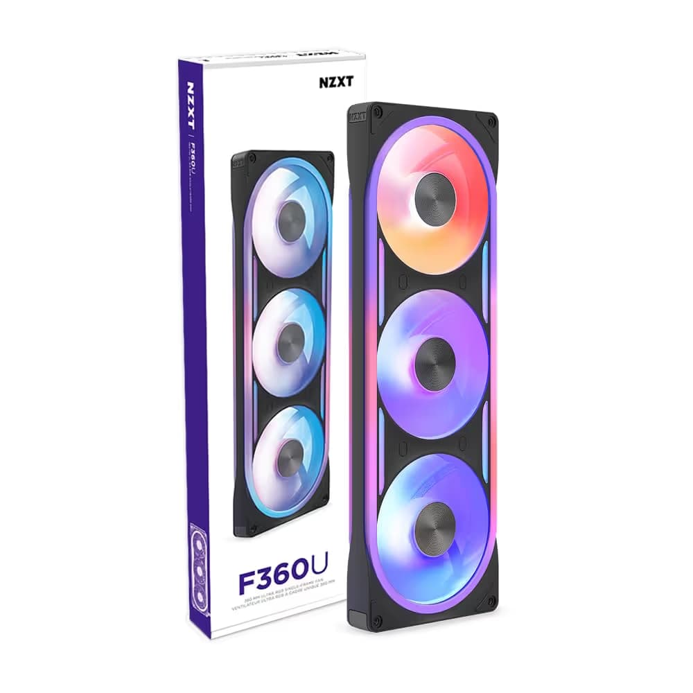 NZXT F360U 360mm Ultra RGB Fan Black image