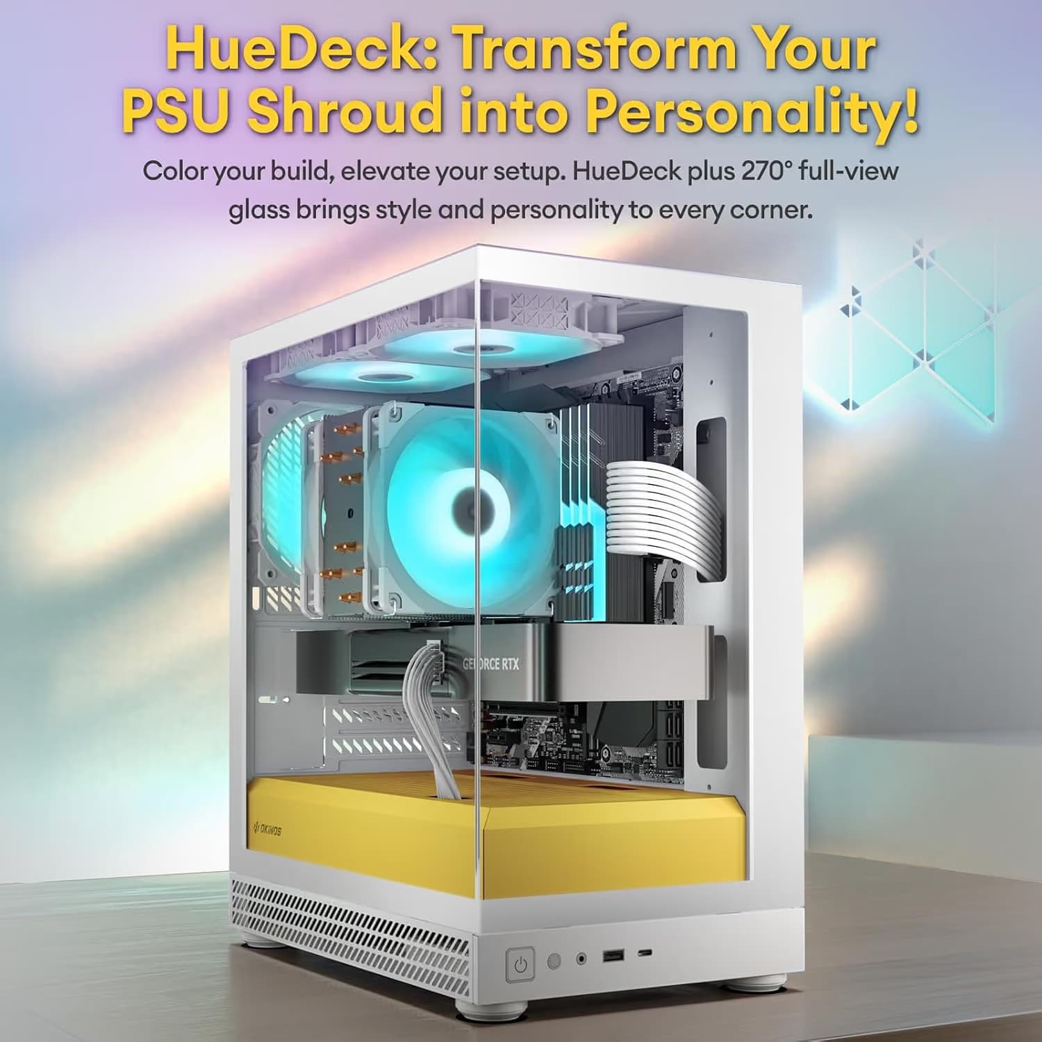 Okinos Aqua UNO Micro ATX Mini Tower Zebra image