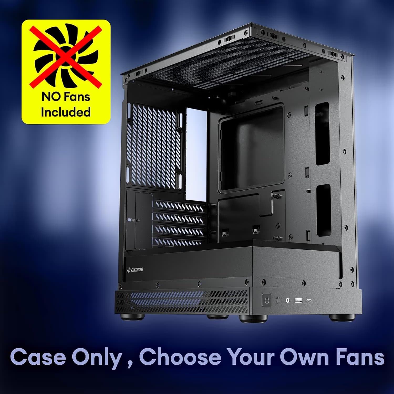 Okinos Aqua UNO Micro ATX Mini Tower Silverback image