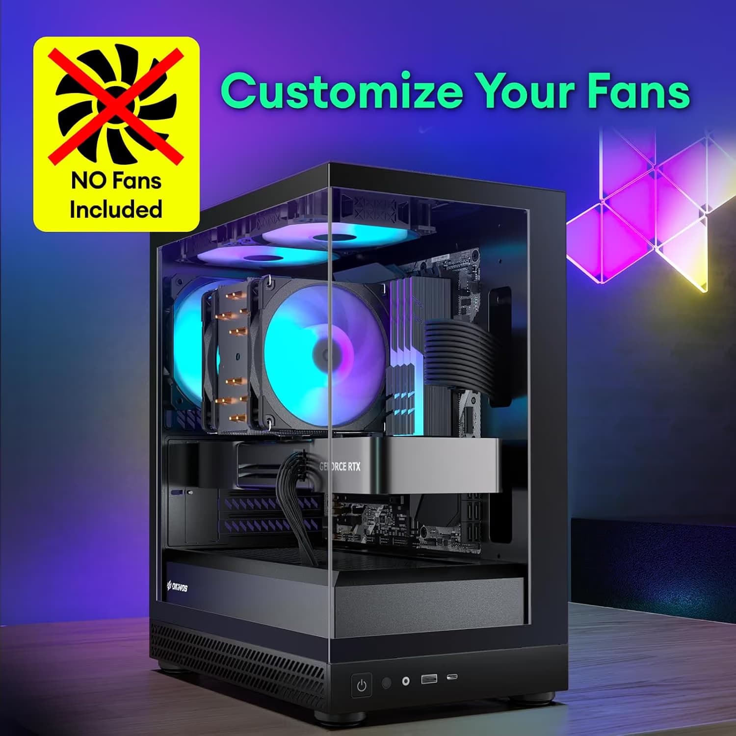 Okinos Aqua UNO Micro ATX Mini Tower Silverback image