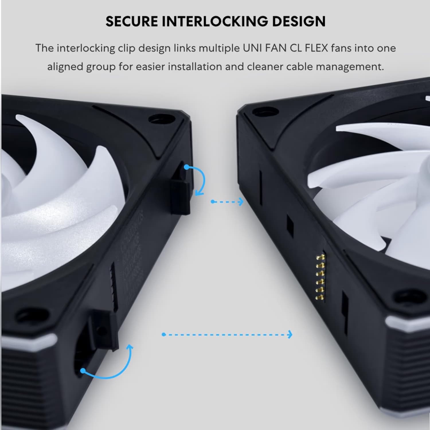 Lian Li UNI FAN CL FLEX 120mm Black Reverse Blade image