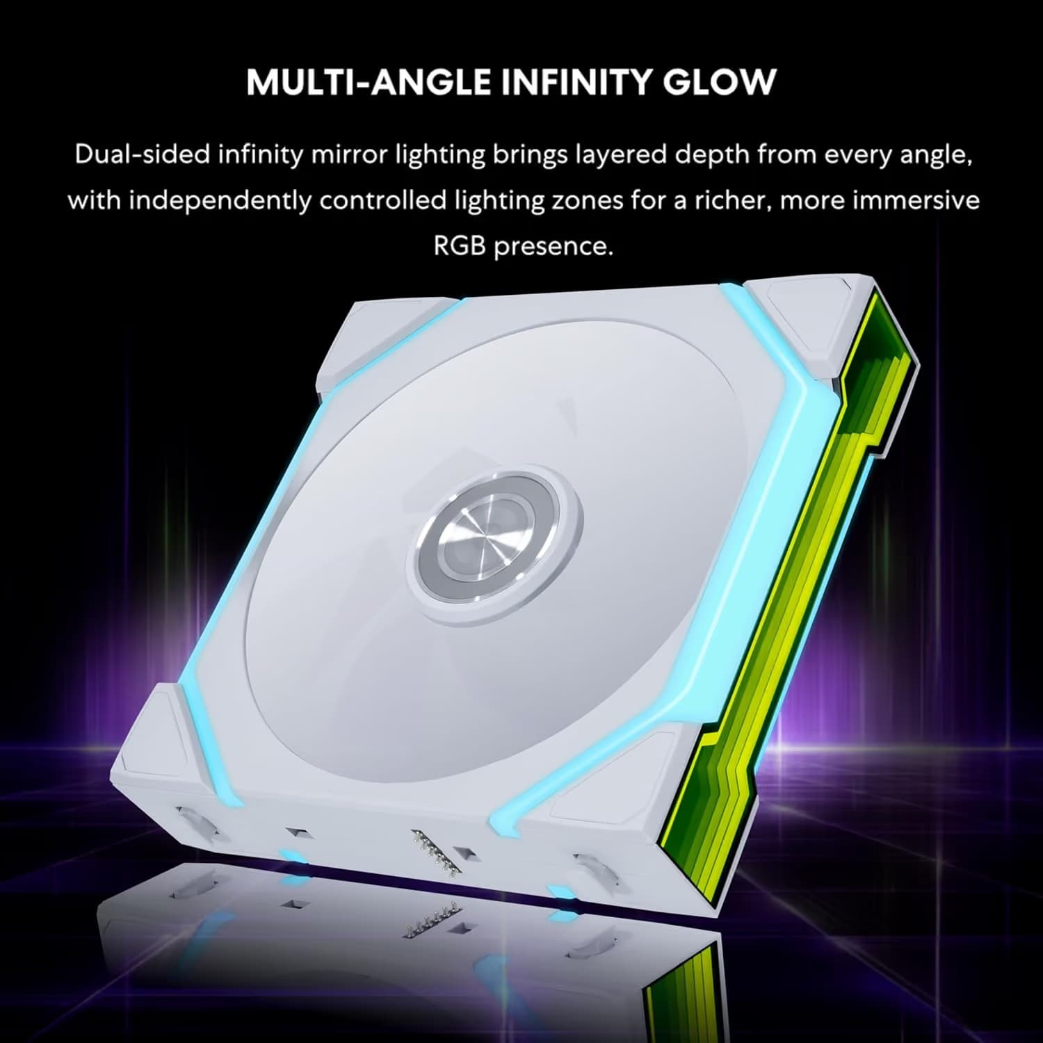 Lian Li UNI FAN SL FLEX 120mm Reverse Blade White image