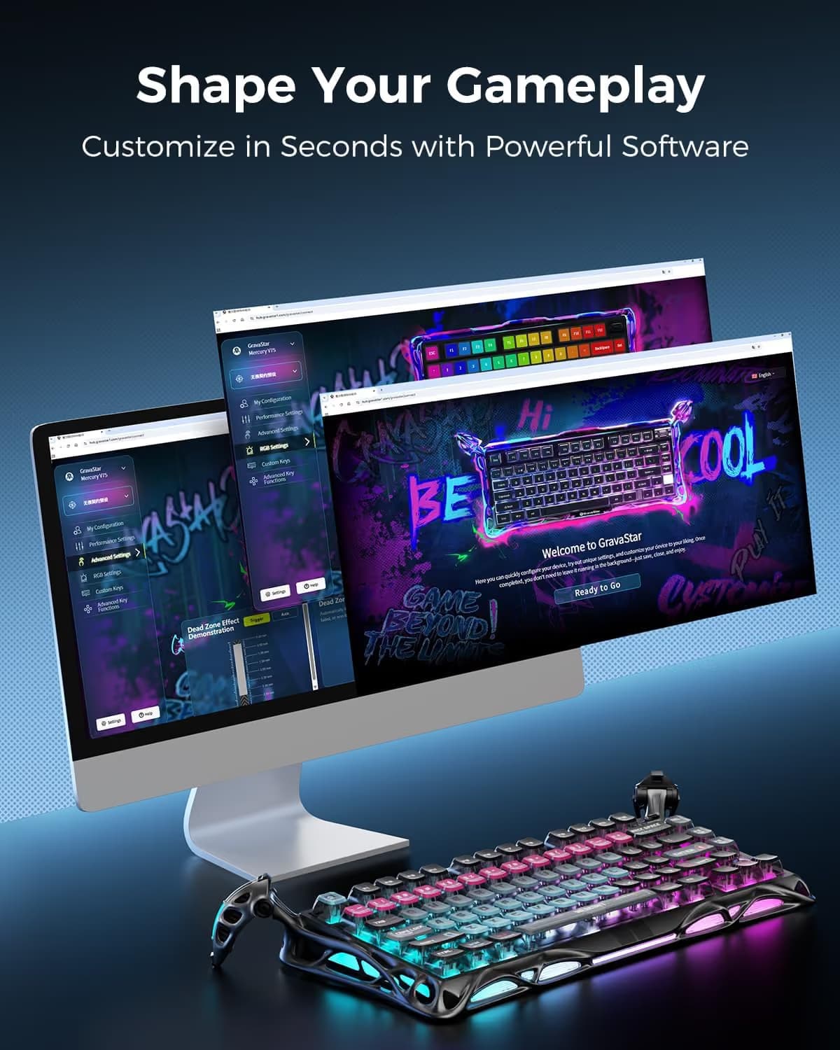 GravaStar Mercury V75 Pro - Cyberpunk image