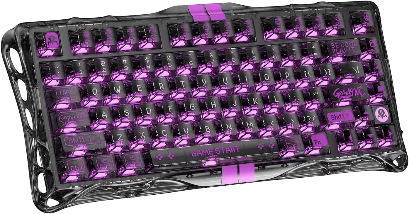 GravaStar Mercury V75 Lite - Transparent Black main image
