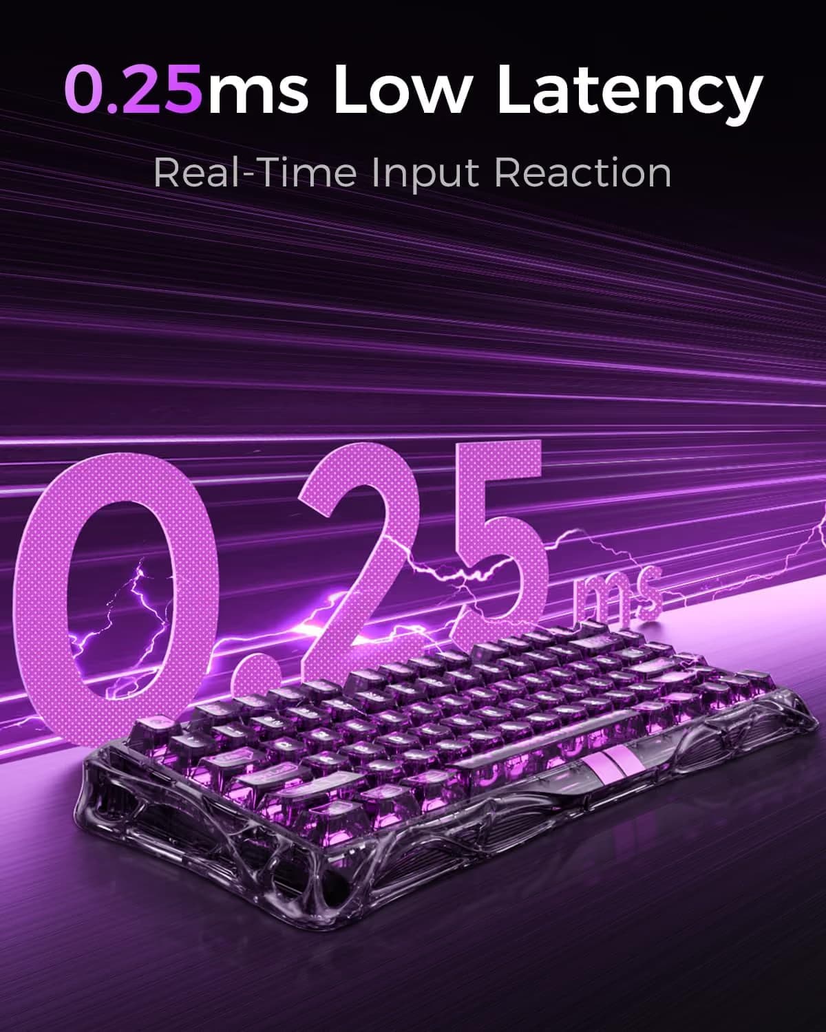 GravaStar Mercury V75 Lite - Transparent Black image