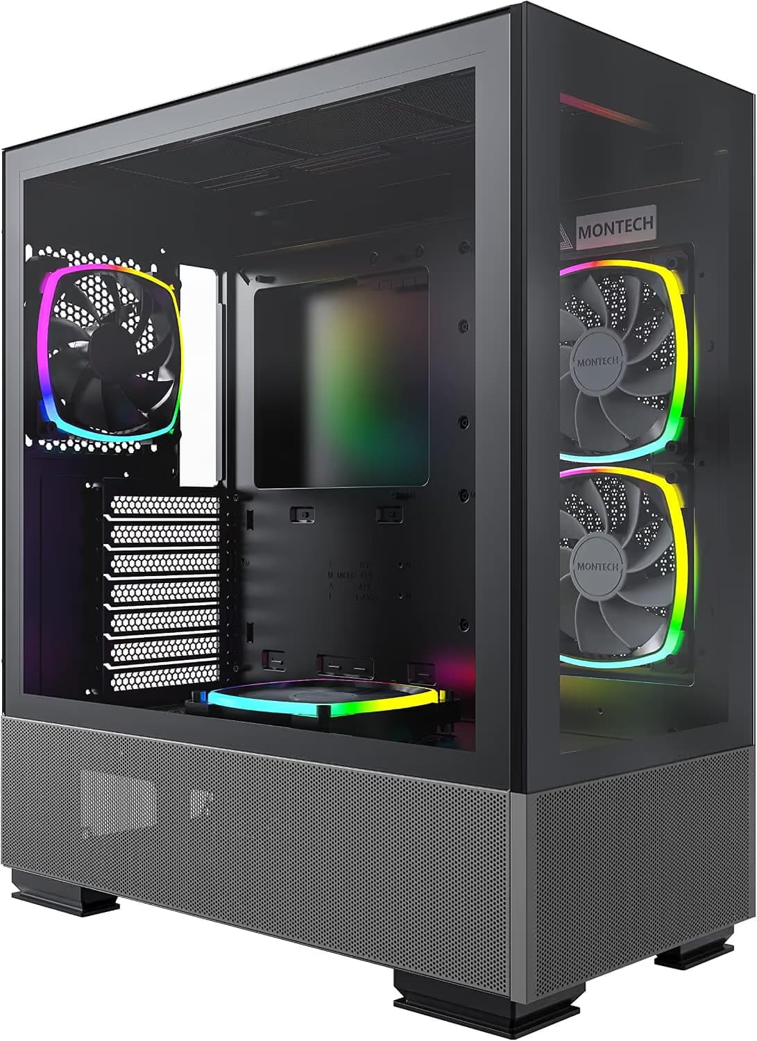 Montech SKY TWO ATX Mid Tower Black with Tempered Glass Side Panel main image