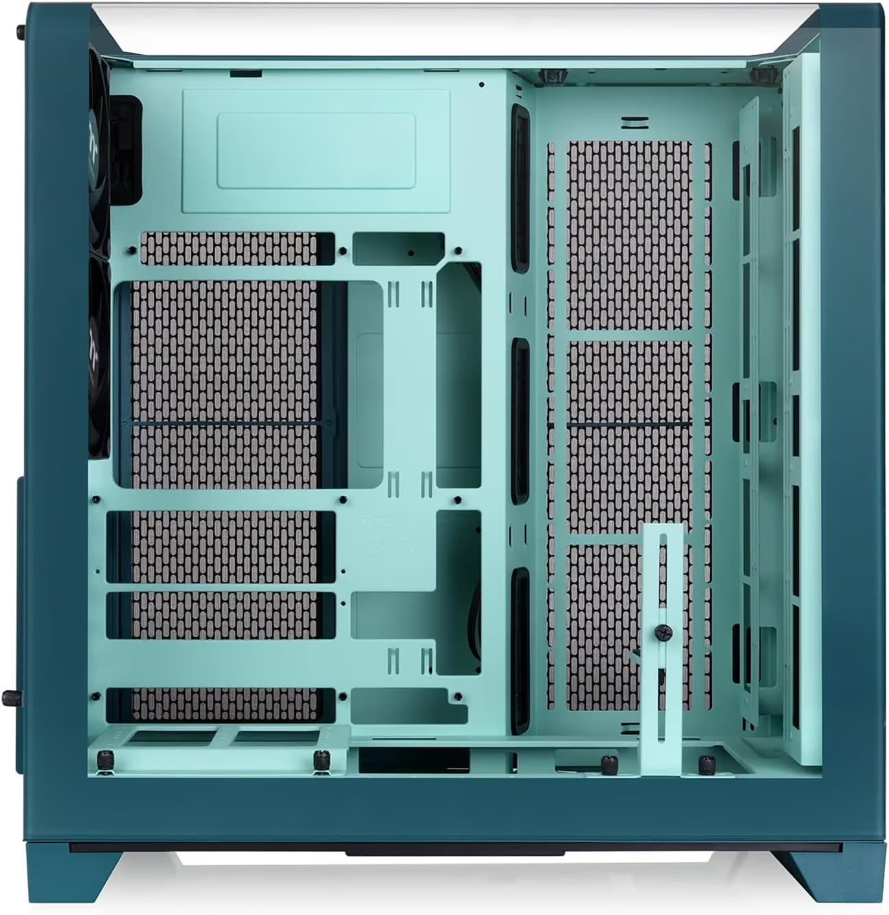 Thermaltake View 390 Air ATX Mid Tower Air Transformative Teal with Tempered Glass Side Panel image