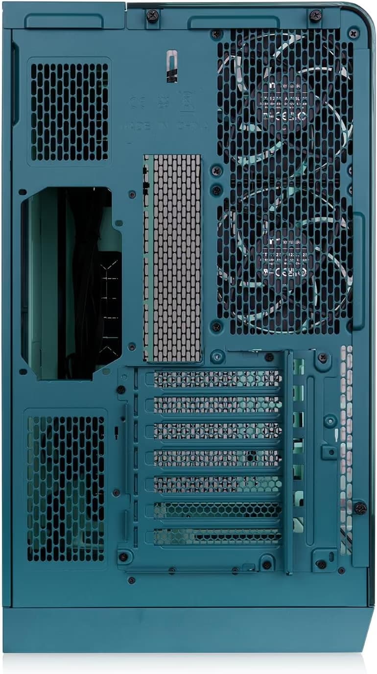 Thermaltake View 390 Air ATX Mid Tower Air Transformative Teal with Tempered Glass Side Panel image