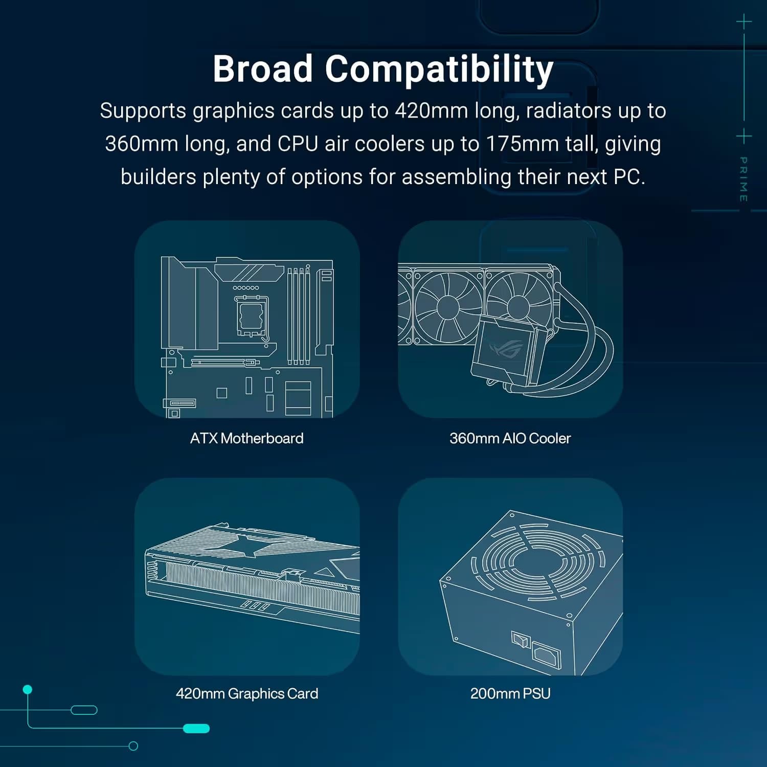 ASUS Prime AP304 Black ARGB image
