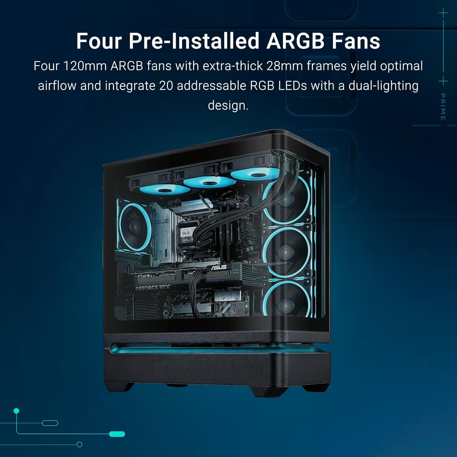 ASUS Prime AP304 Black ARGB image