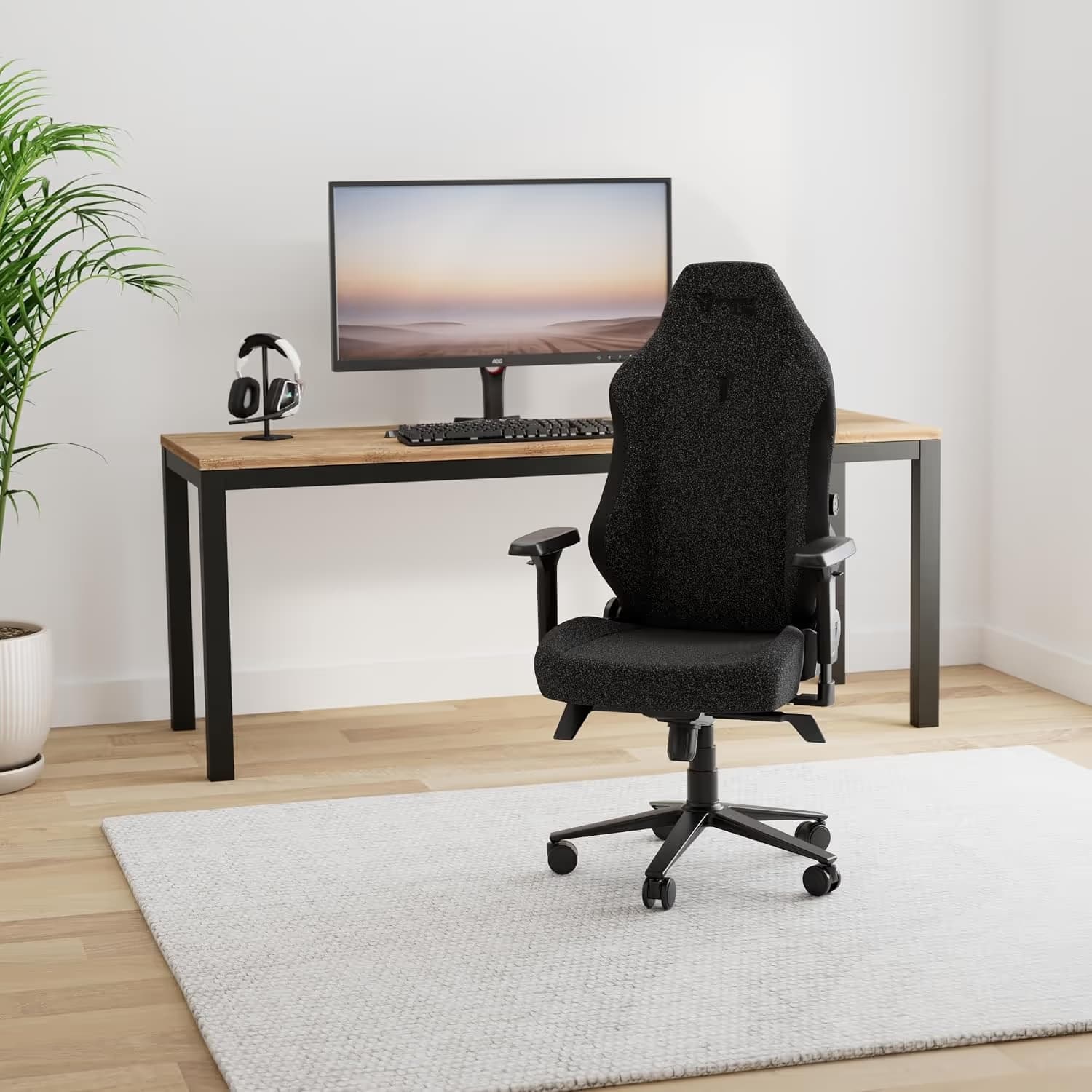 Secretlab TITAN Evo Small — SoftWeave Plus Fabric — BLACK image