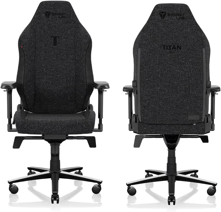 Secretlab TITAN Evo Small — SoftWeave Plus Fabric — BLACK image