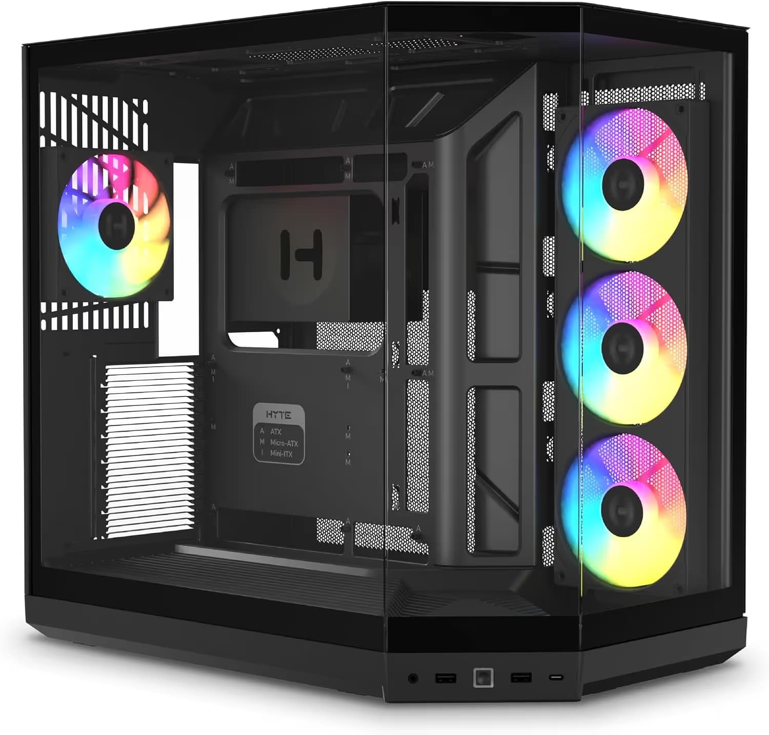 HYTE Y50 Pitch Black ARGB main image