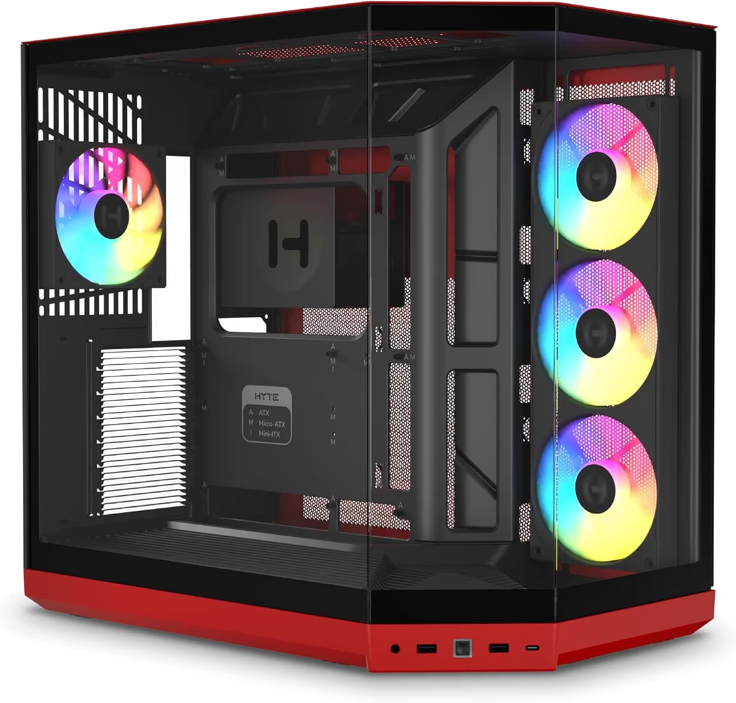 HYTE Y50 Black Cherry ARGB image
